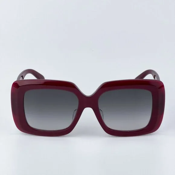 Celine Women Sunglasses Bordeaux Gradient Smoke Geometric  display picture 3